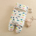 Saco de Dormir do Bebê Ursinho Estampado e Acolchoado