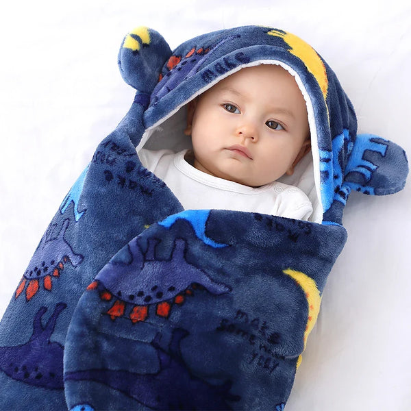 Saco de Dormir do Bebê Ursinho Estampado e Acolchoado