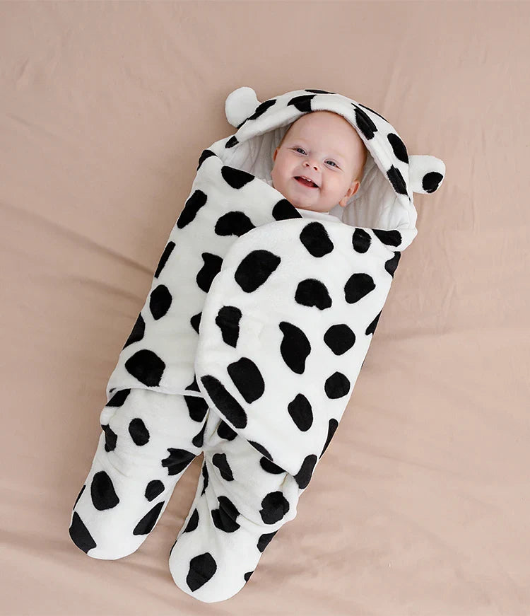 Saco de Dormir do Bebê Ursinho Estampado e Acolchoado