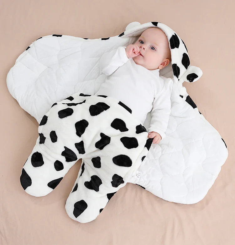 Saco de Dormir do Bebê Ursinho Estampado e Acolchoado