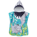 Poncho Infantil Atoalhado Praia com Capuz Menino