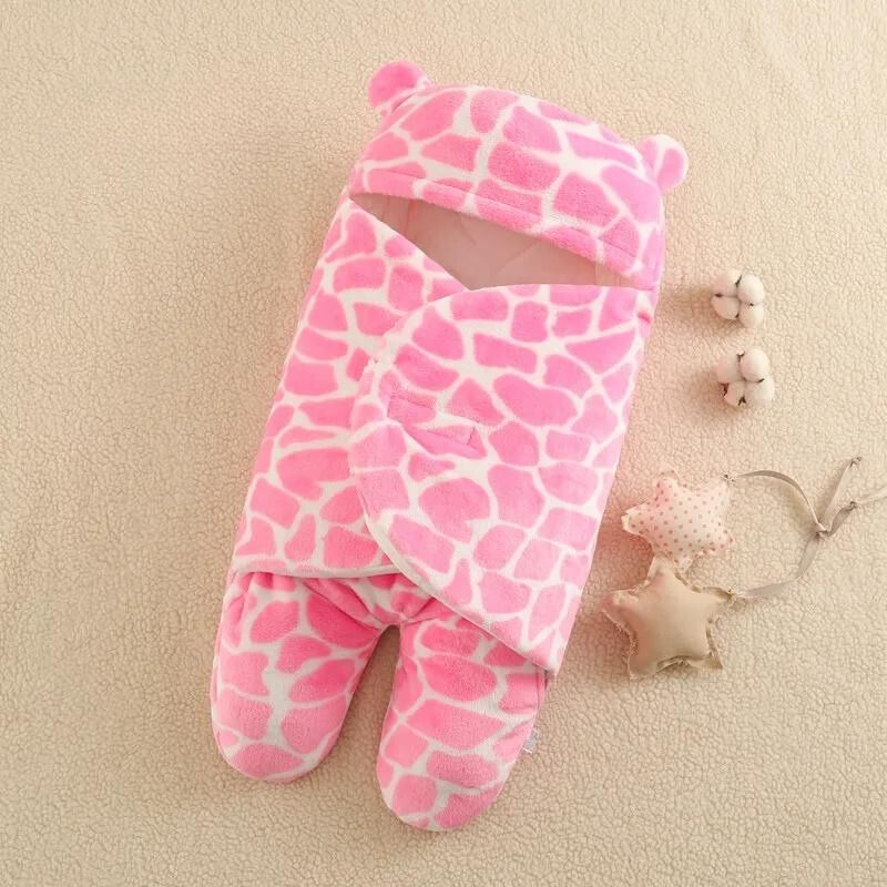 Saco de Dormir do Bebê Ursinho Estampado e Acolchoado