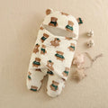 Saco de Dormir do Bebê Ursinho Estampado e Acolchoado