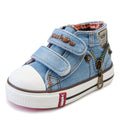 Tênis Infantil Jeans Cano Alto